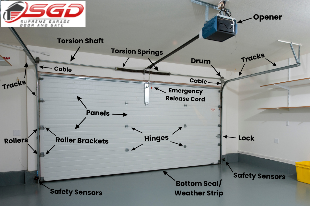 Garage Door Parts Diagram | Key Components Explained