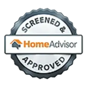 HomeAdvisor screened and approved badge for Supreme Garage Door Repair