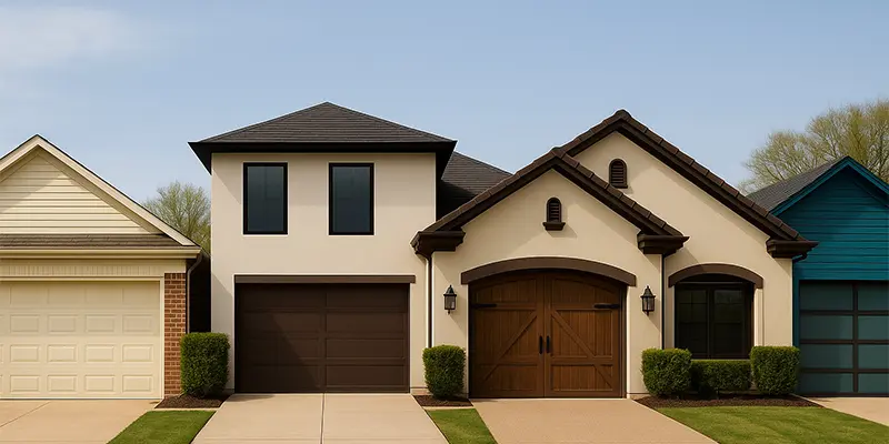 The Garage Door Aesthetic: How Dallas Neighborhoods Reflect Homeowner Personalities