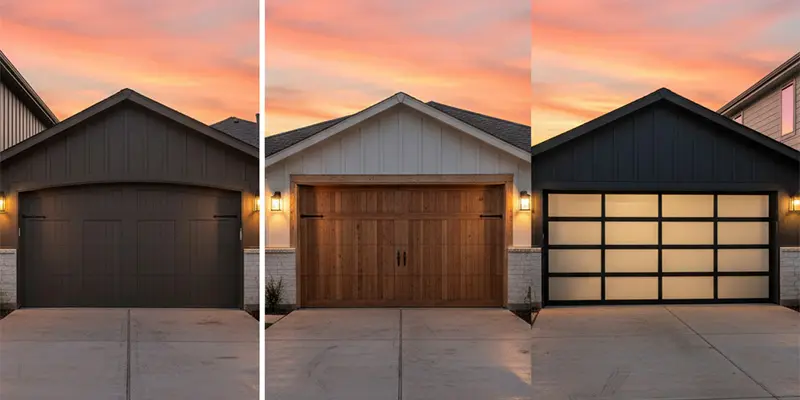 Steel vs Wood vs Aluminum: The Best Garage Doors for Dallas Homes in 2025