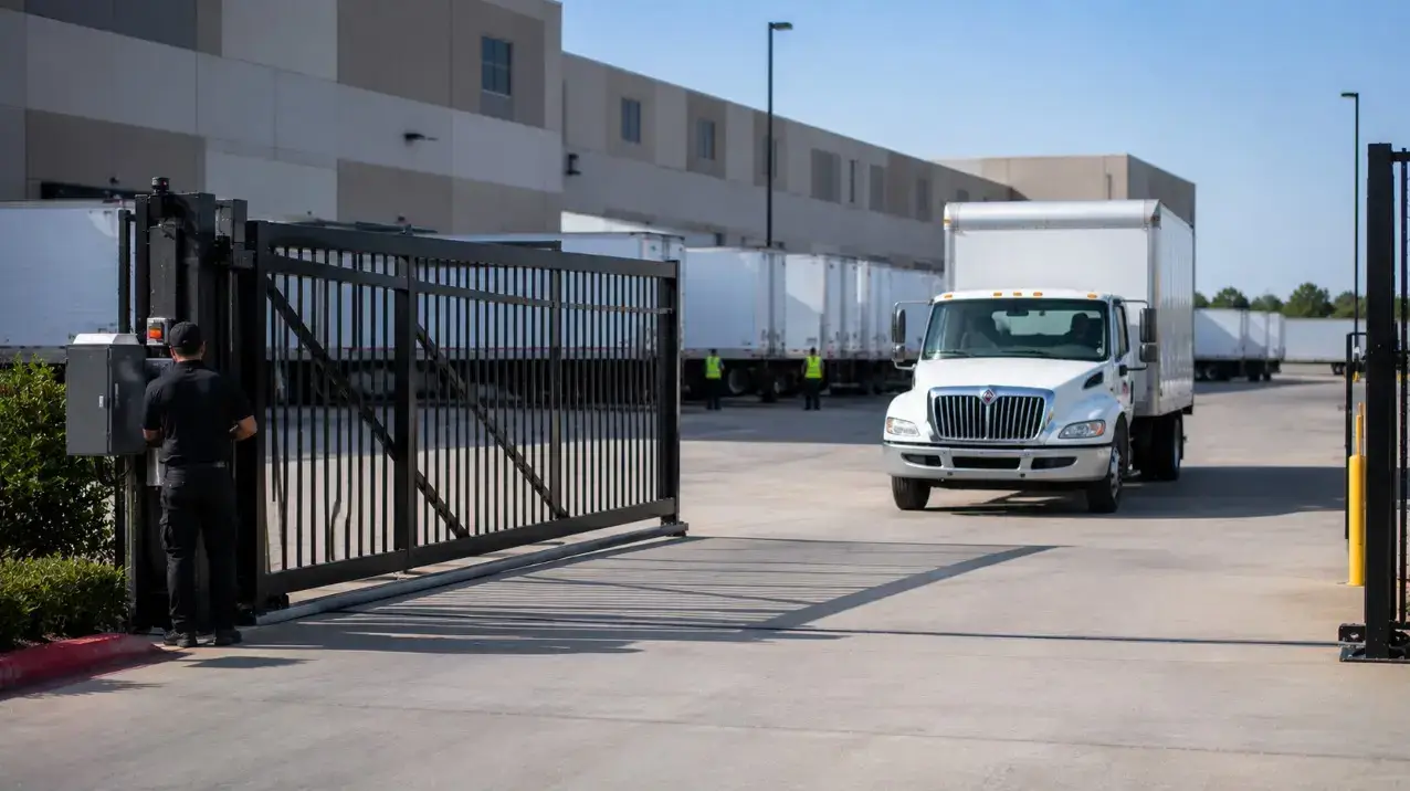 Commercial security gate repair in Frisco