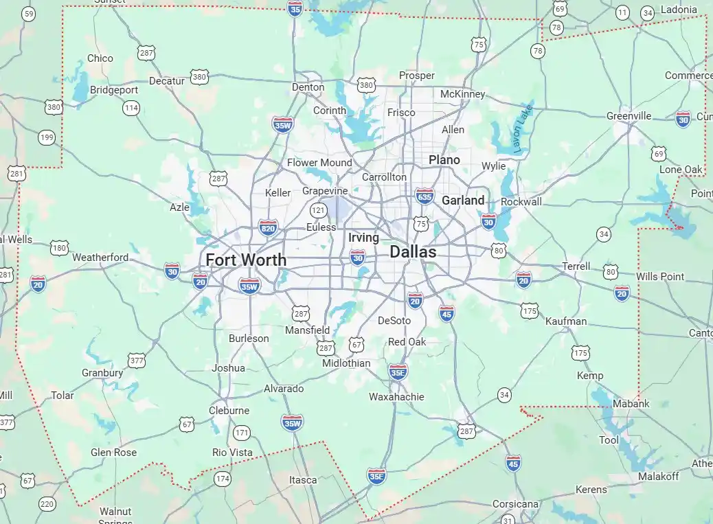 Garage door cable repair serving DFW