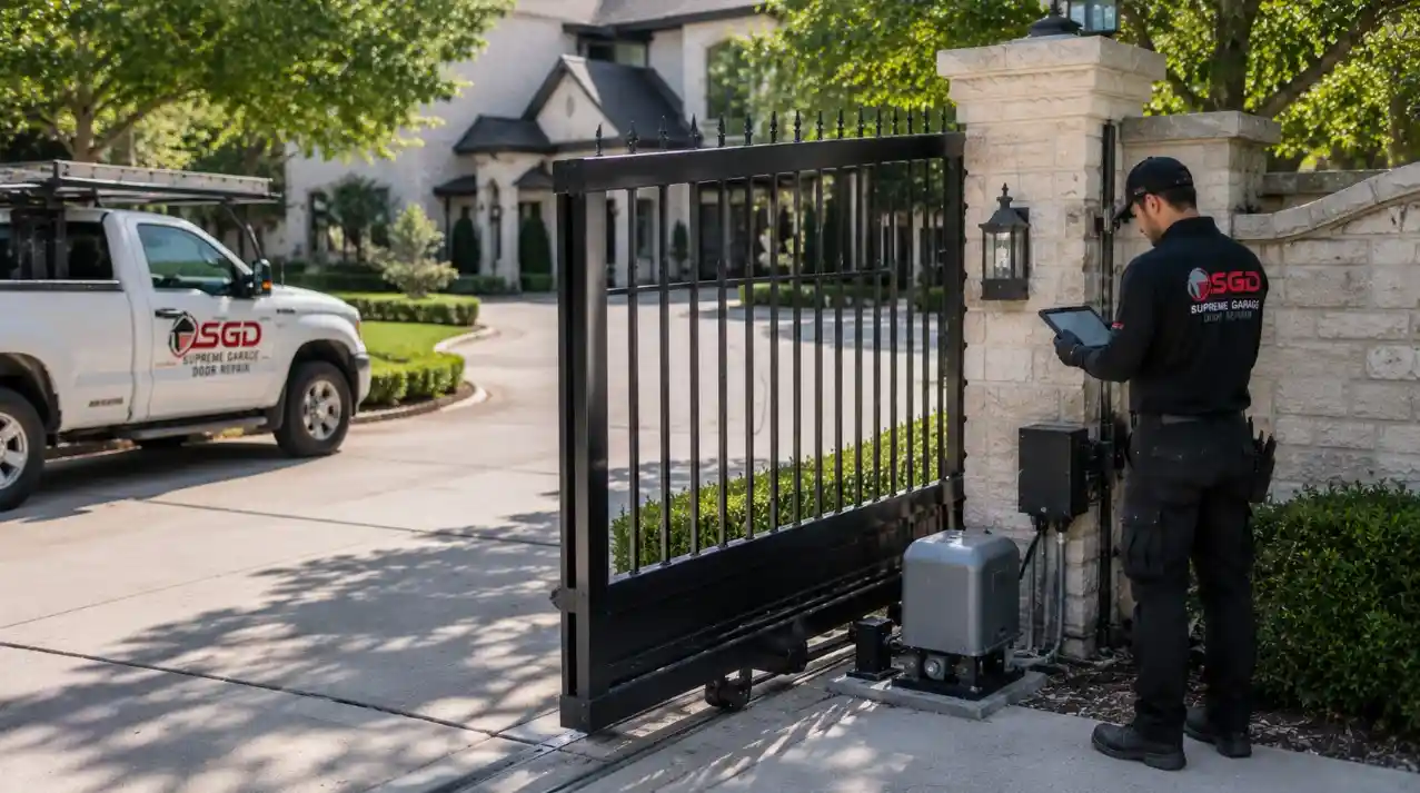 Automatic gate motor repair in Dallas