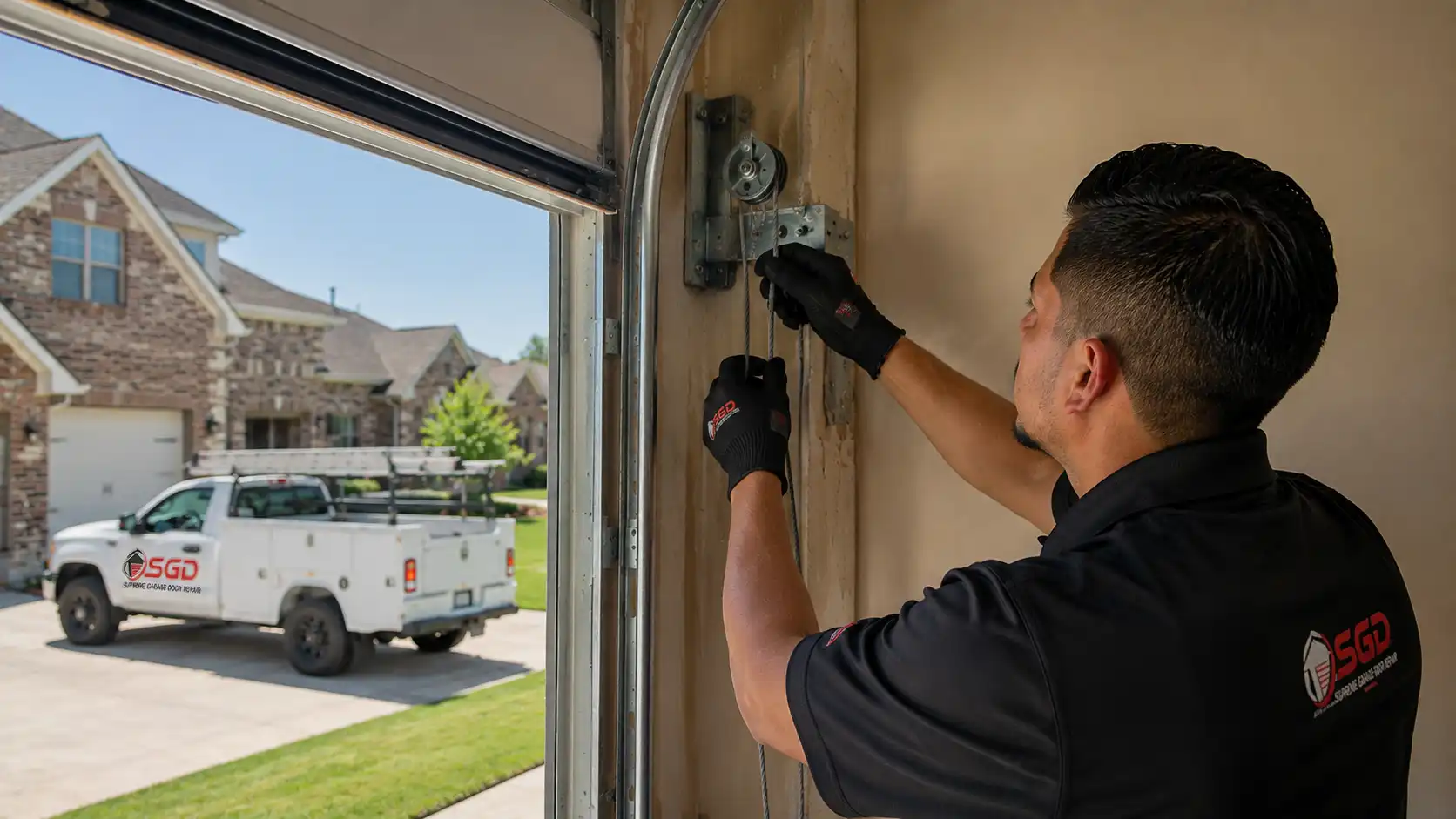 Garage door cable replacement Arlington TX